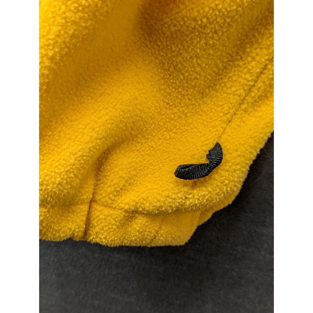 Vtg Columbia Yellow Fleece Jacket Full Zip Made in the USA Tech Interchange XLP - Picture 9 of 13